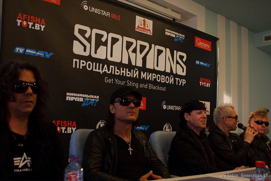 Scorpions in Minsk